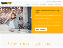 Tablet Screenshot of immowelt-software.de